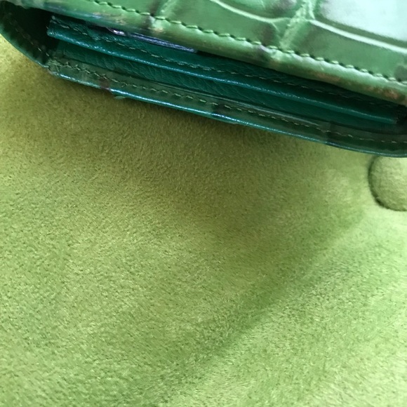 FURLA croc embossed leather wallet - Picture 3 of 8